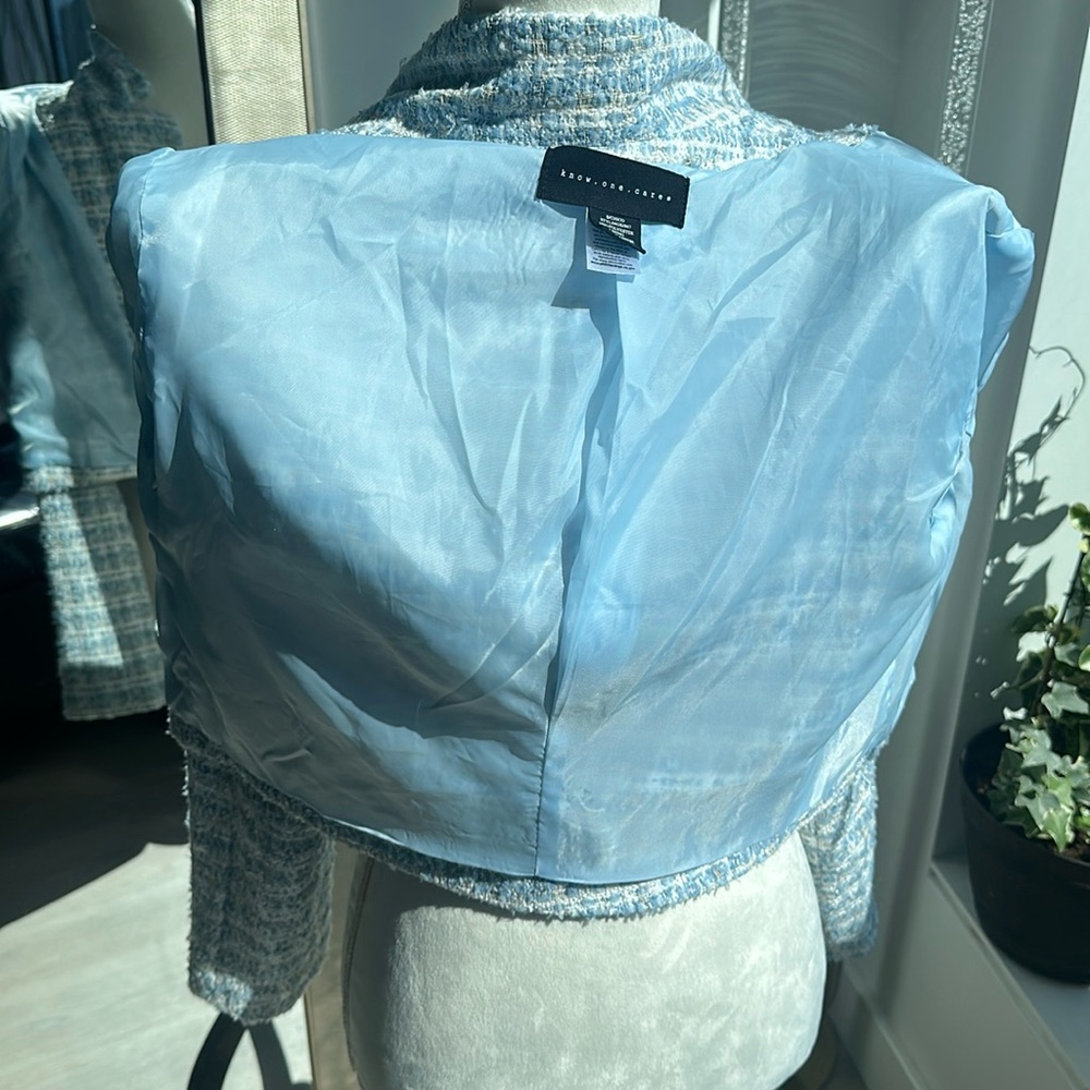 Tweed Blazer - Blue - Picture 8 of 9